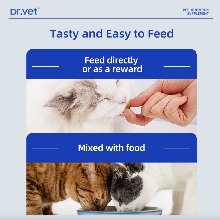 Hairball Relief Tablets For Cats (180 Tablets)