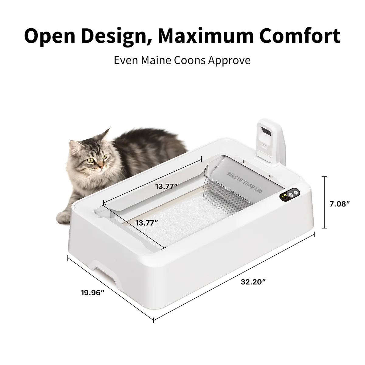 Purobot Crystal Duo Automatic Cat Litter Box with Camera (Early Bird Special)