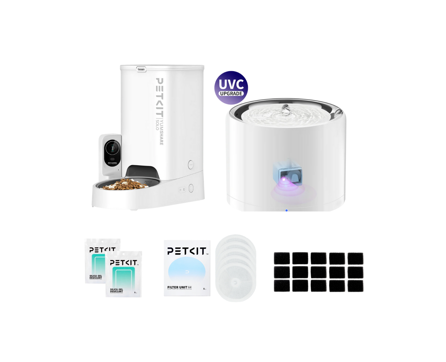 PETKIT YumShare Solo Feeder & Eversweet 3 Pro (UVC) Fountain