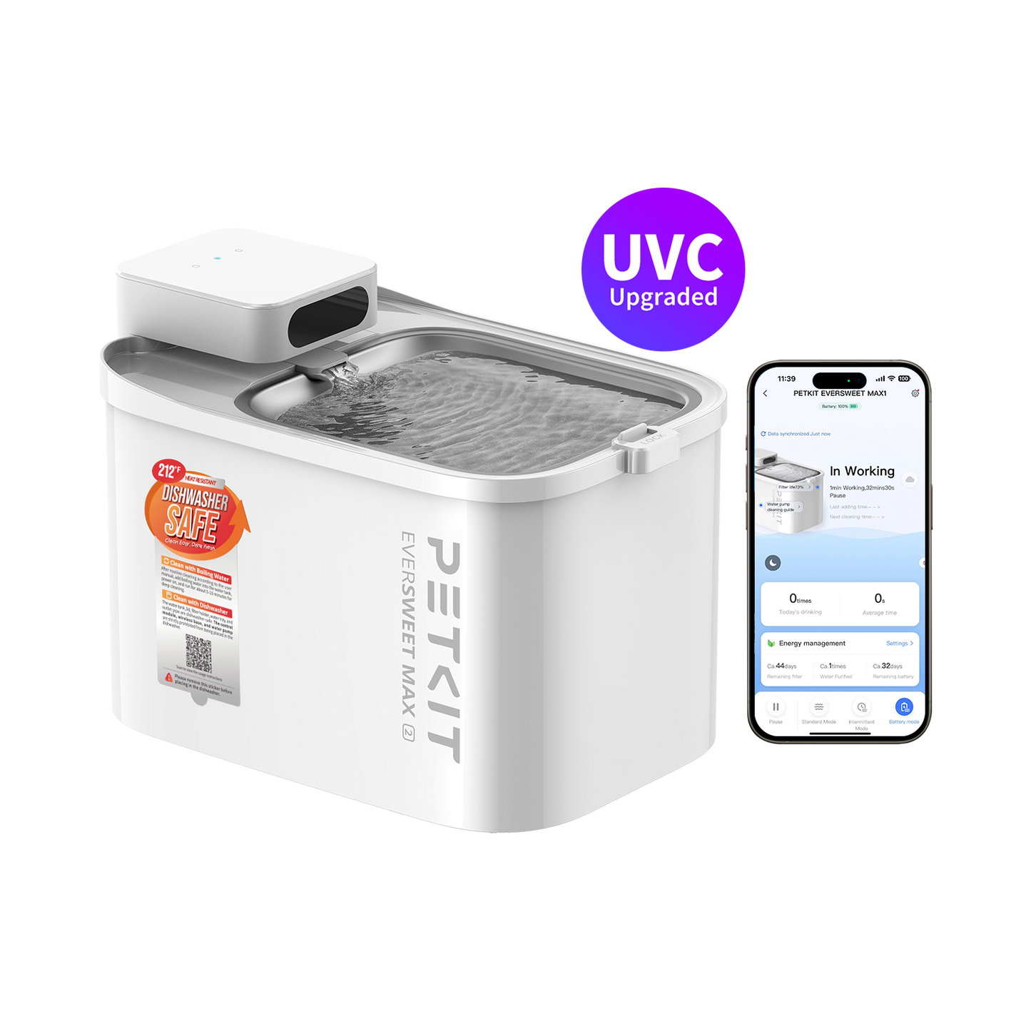 EverSweet Max 2 with UVC Pump (CORDLESS)