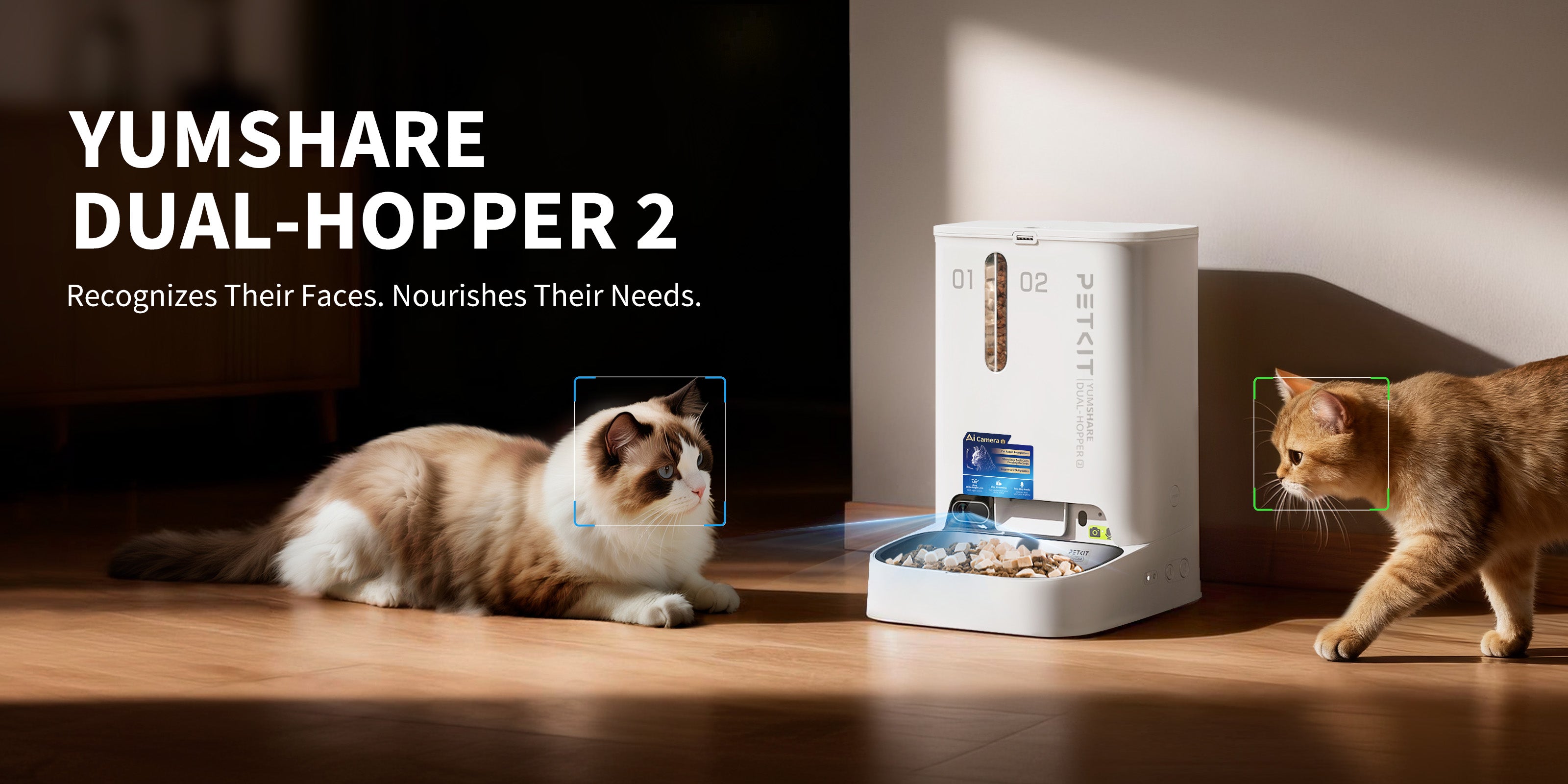 YUMSHARE DUAL-HOPPER 2 WITH CAMERA – PETKIT SINGAPORE