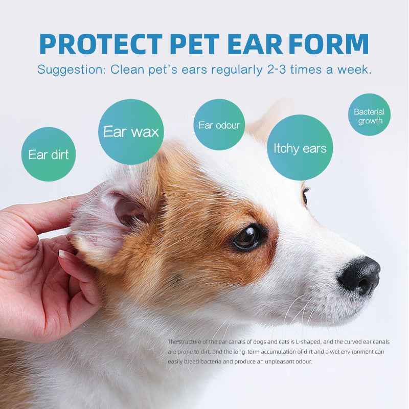 Pet Ear Cleaner For Cat Dog 120ml