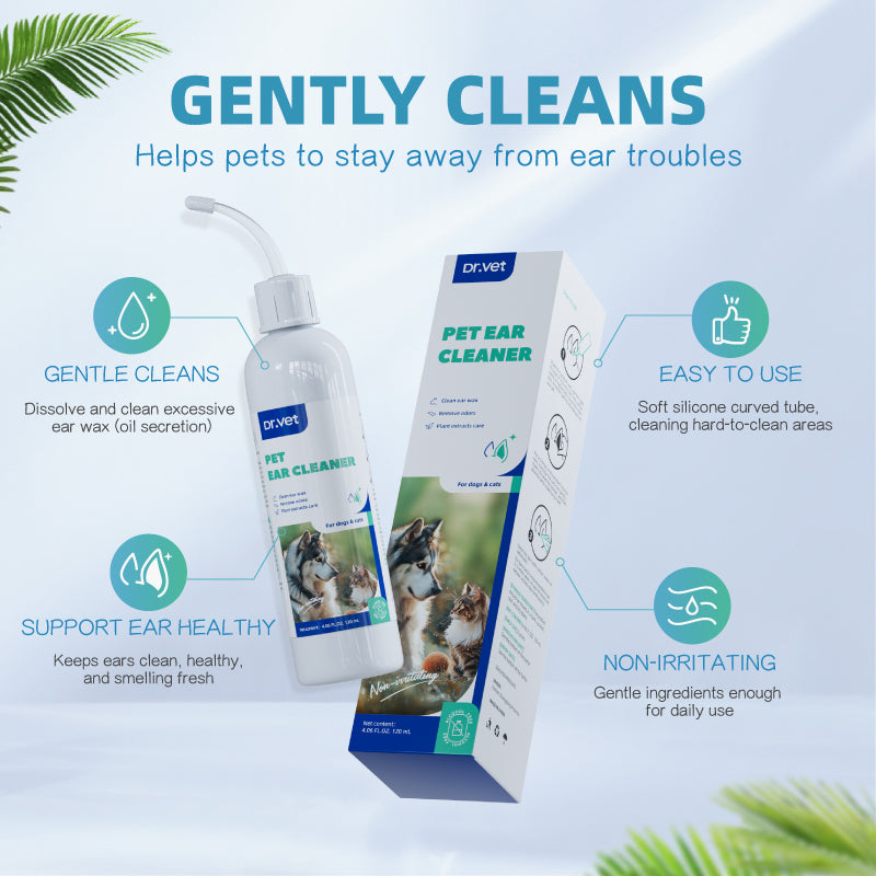 Pet Ear Cleaner For Cat Dog 120ml