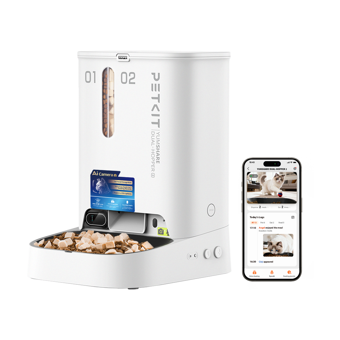 YUMSHARE DUAL-HOPPER 2 WITH CAMERA