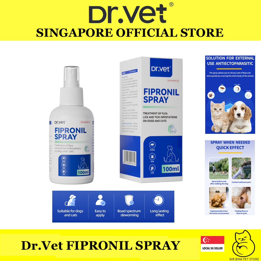 Fipronil Spray for Pet (Dogs & Cats) - 100ml