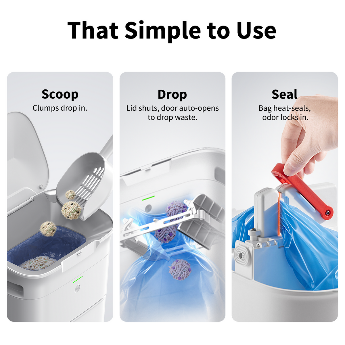 (Pre-Order) AutoSeal Cat Litter Disposal System - Expected Delivery: End of Nov 26'