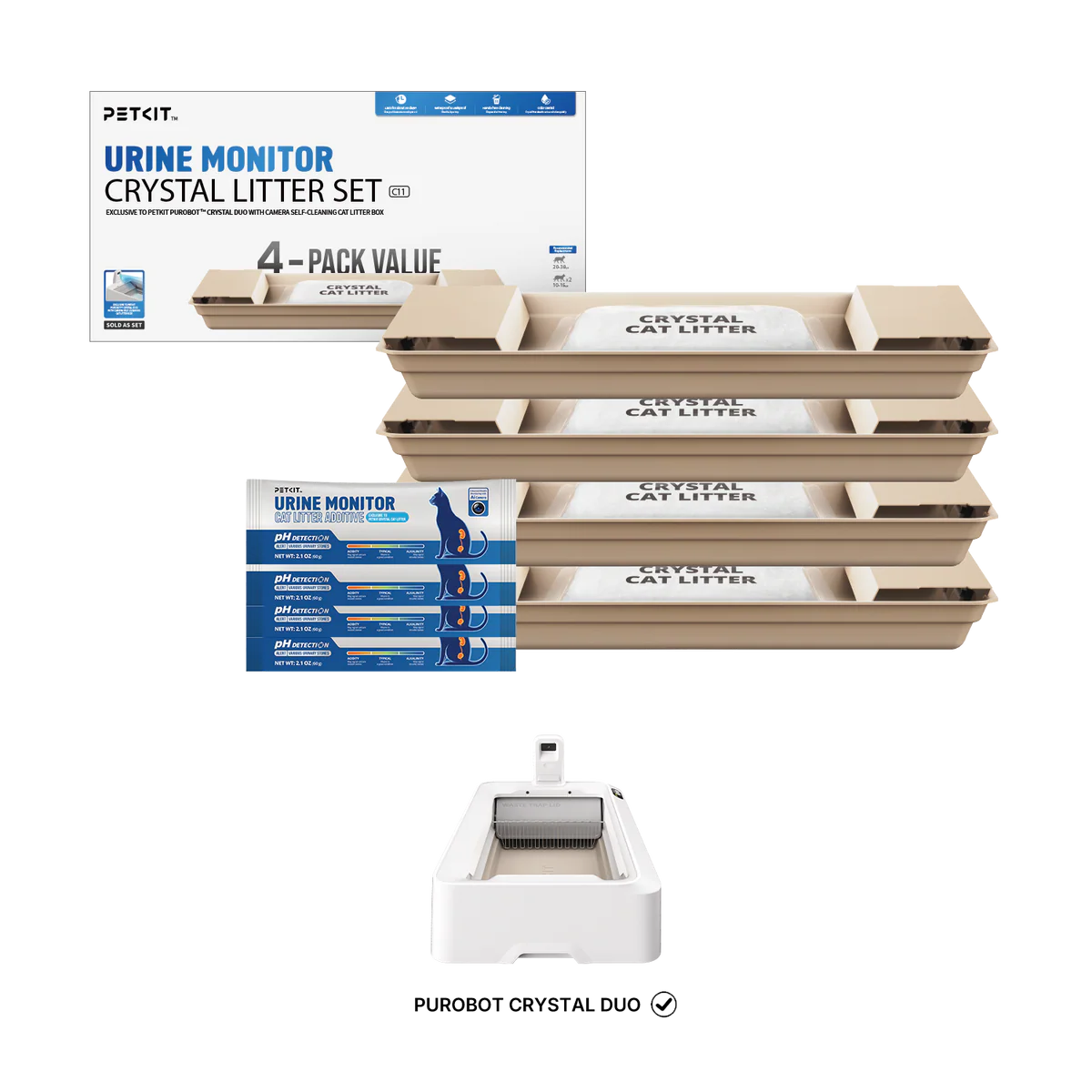 PETKIT Urine Monitor Crystal Litter