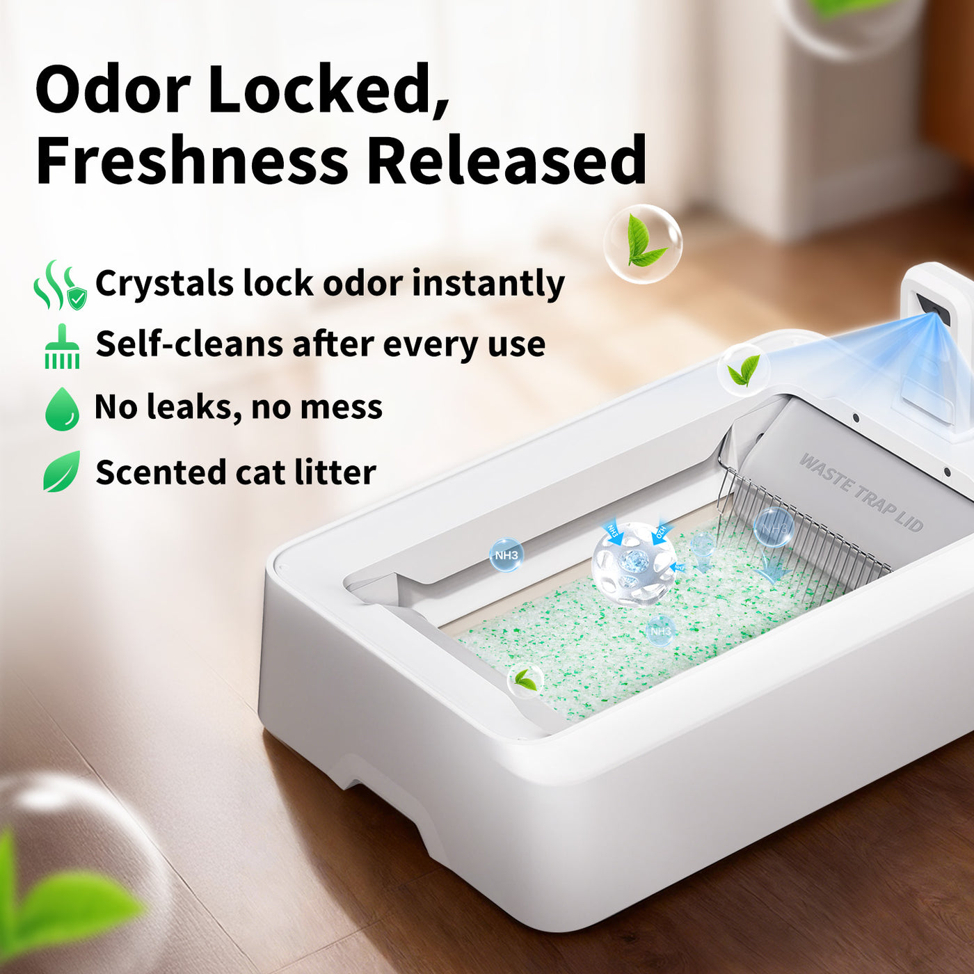 PETKIT Crystal Litter Set (Fresh Green) - 4 Pack
