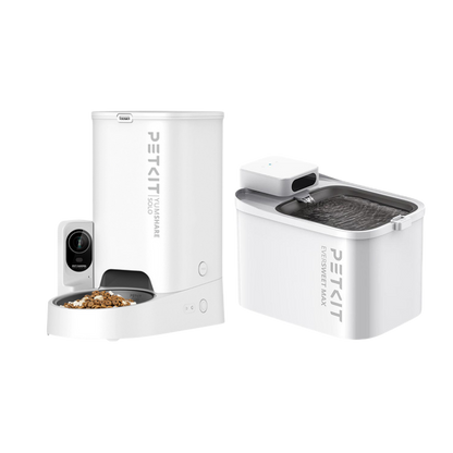 PETKIT Eversweet Max Smart Fountain & YumShare Solo Feeder