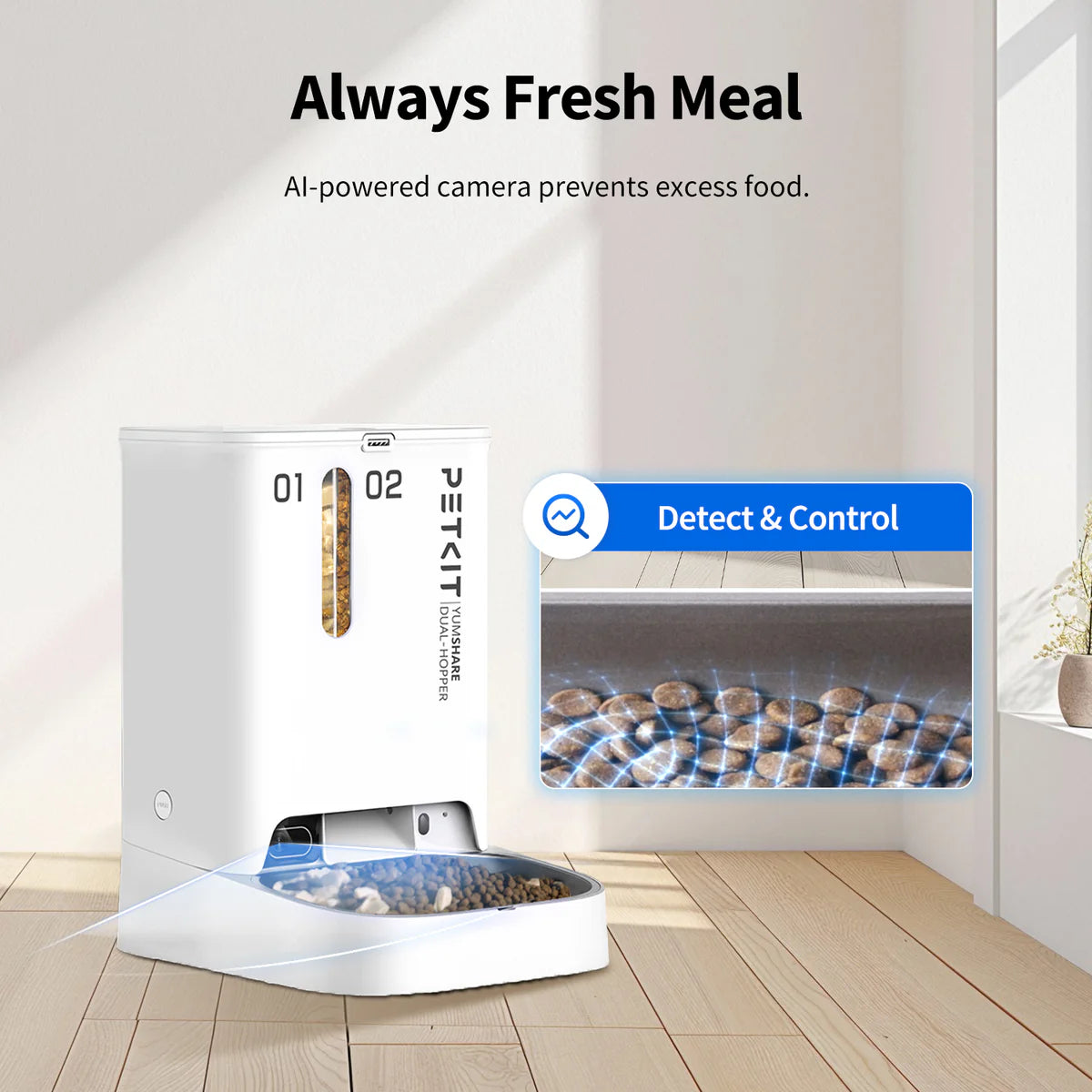 YUMSHARE DUAL-HOPPER WITH CAMERA – PETKIT SINGAPORE YUMSHARE DUAL-HOPPER WITH CAMERA – PETKIT SINGAPORE