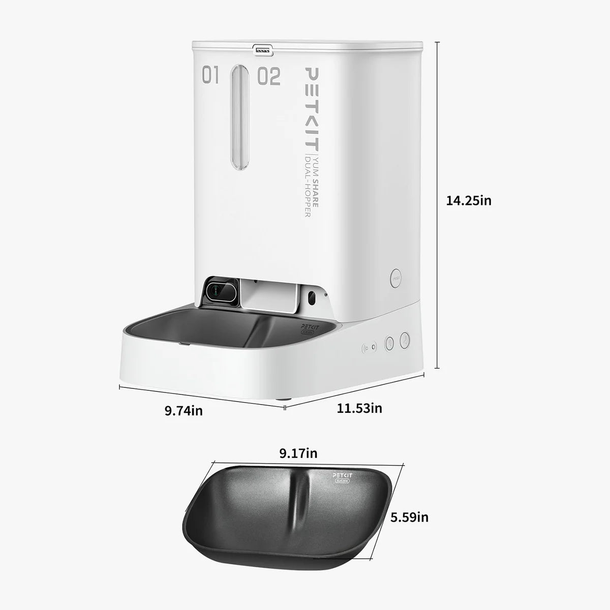 YUMSHARE DUAL-HOPPER WITH CAMERA